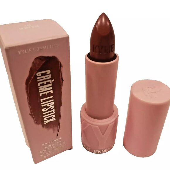 KYLIE Cosmetics IN MY BAG Crème Lipstick ROSE BRICK Muted RED Velvet Satin NEW! - Picture 2 of 4